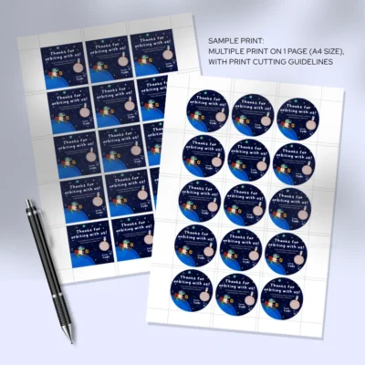 Birthday Party Favor Tag