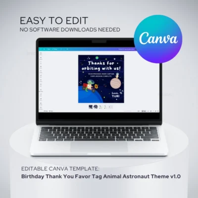 Birthday Party Favor Tag