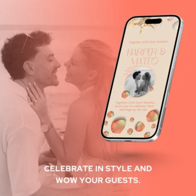 Coastal Beach Wedding E-Invite v1.0