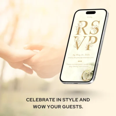 Modern Minimalist Wedding E-Invite v1.0