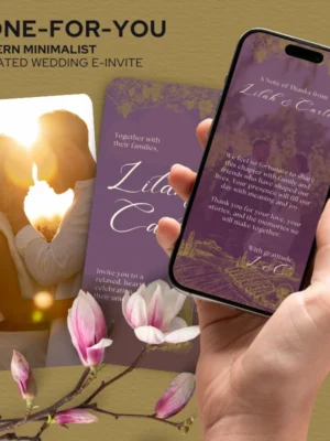 Rustic Vineyard Wedding E-Invite v1.0