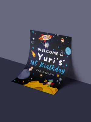 Kids Birthday Party Welcome Sign