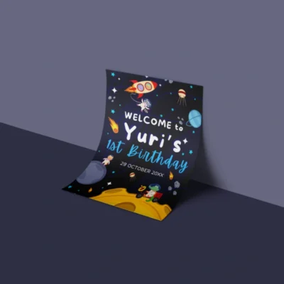 Kids Birthday Party Welcome Sign