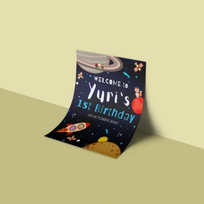 Kids Birthday Party Welcome Sign