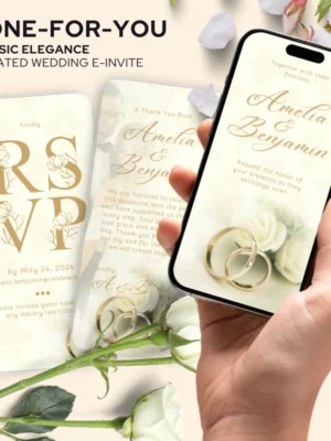 Classic Elegance Wedding E-Invite v1.0