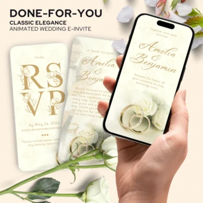 Classic Elegance Wedding E-Invite v1.0