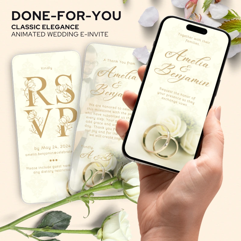 Classic Elegance Wedding E-Invite v1.0
