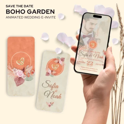 Save the Date Boo Garden Wedding E-Invite v1.0