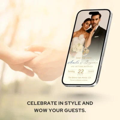 Save the Date Classic Elegance Wedding E-Invite v1.0