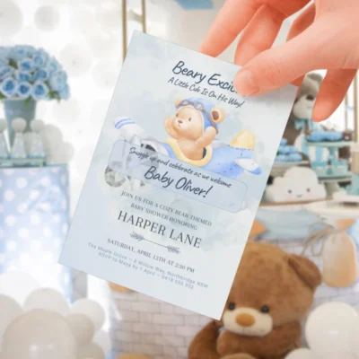 Baby Shower Invitation Bear Theme v1.0