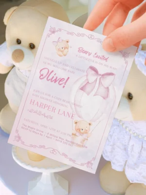 Baby Shower Invitation Bear Theme v1.3