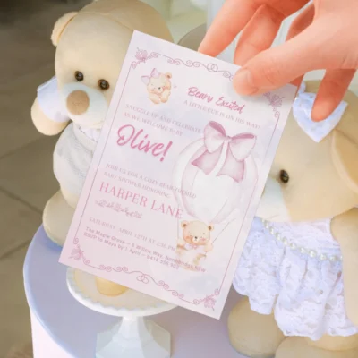 Baby Shower Invitation Bear Theme v1.3