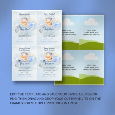 Baby Shower Invitation Bear Theme v1.0