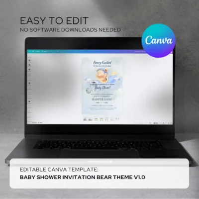 Baby Shower Invitation Bear Theme v1.0