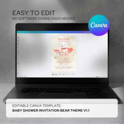 Baby Shower Invitation Bear Theme v1.1