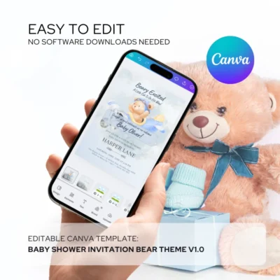Baby Shower Invitation Bear Theme v1.0