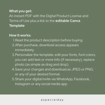 Digital Birthday Invite